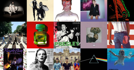 mosaic of album covers